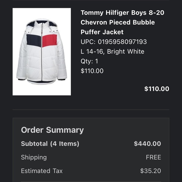 Tommy hilfiger Bubble coat 🥶🤑 - Picture 1 of 3